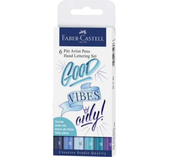 Набор Faber-Castell Lettering 6 шт в голубом 267123