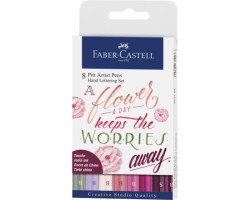 Набор Faber-Castell Lettering 8 шт в розовом 267124