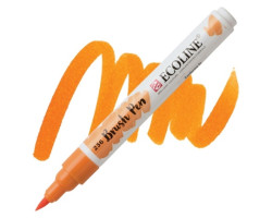 Ручка-кисть акварельная Ecoline Brush pen, №236 Оранжевый светлый