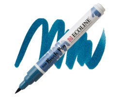 Ручка-кисть акварельная Ecoline Brush pen, №508 Прусcька синяя