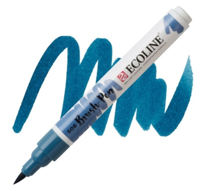 пензель-ручка акварельна Ecoline Brush pen №508 Прусська синя
