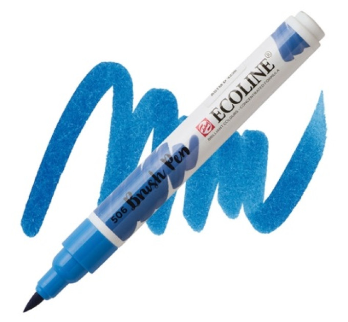 Пензель-ручка акварельна Ecoline Brush pen №506 Ультрамарин темний
