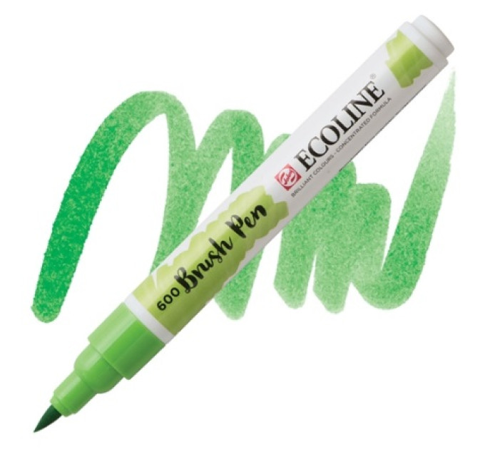 Пензель-ручка акварельна Ecoline Brush pen №600 Зелений