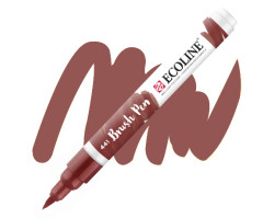 Ручка-кисть акварельная Ecoline Brush pen, № 441 Коричнево-красный