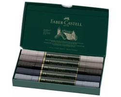 Акварельные маркеры Faber-Castell Albrecht Durer Grey Tones 5 цветов серого 160306
