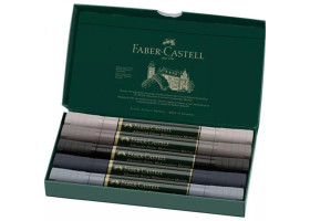 Акварельные маркеры Faber-Castell Albrecht Durer Grey Tones 5 цветов серого 160306