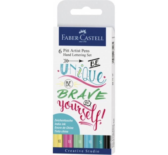 Набор Faber-Castell 267116 Lettering из 6 пастельных тонов