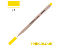 Лінер Finecolour Liner на водній основі 003, насичений жовтий EF300-03