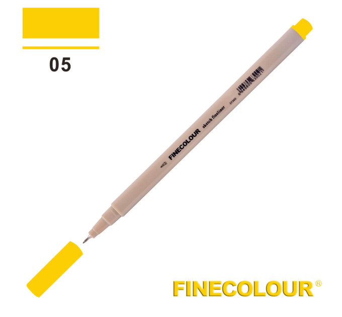 Лінер Finecolour Liner на водній основі 005 темно-жовтий EF300-05