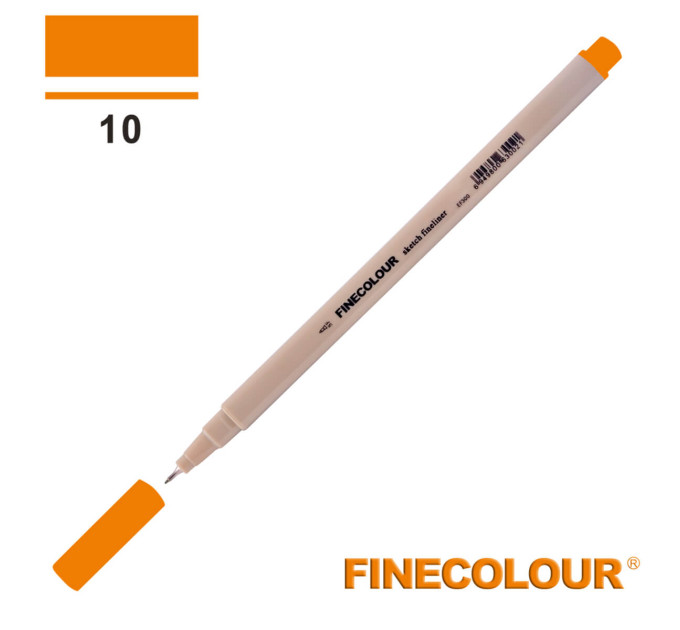 Лінер Finecolour Liner на водній основі 010 світлий оранжевий EF300-10