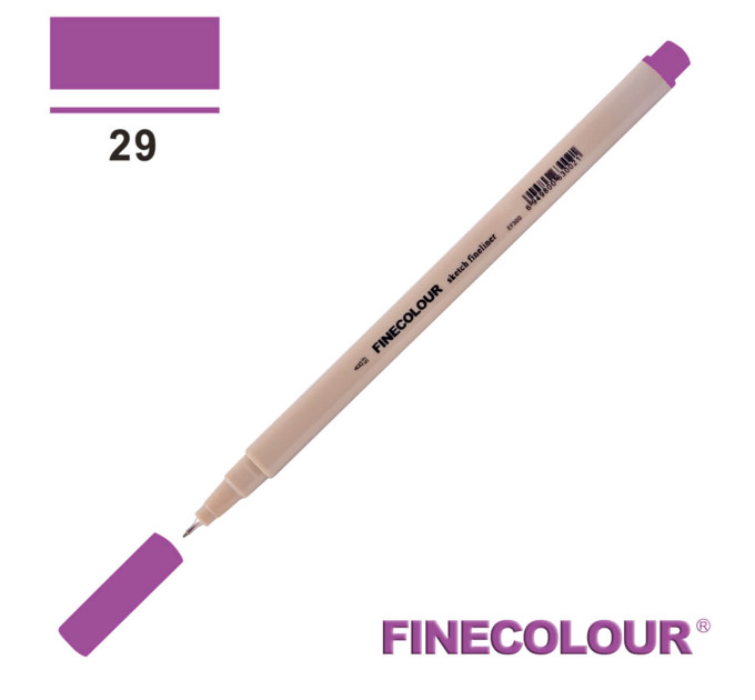 Линер Finecolour Liner на водной основе 029 темный сиреневый EF300-29