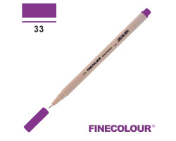 Линер Finecolour Liner на водной основе 033 темный фиолетовый EF300-33