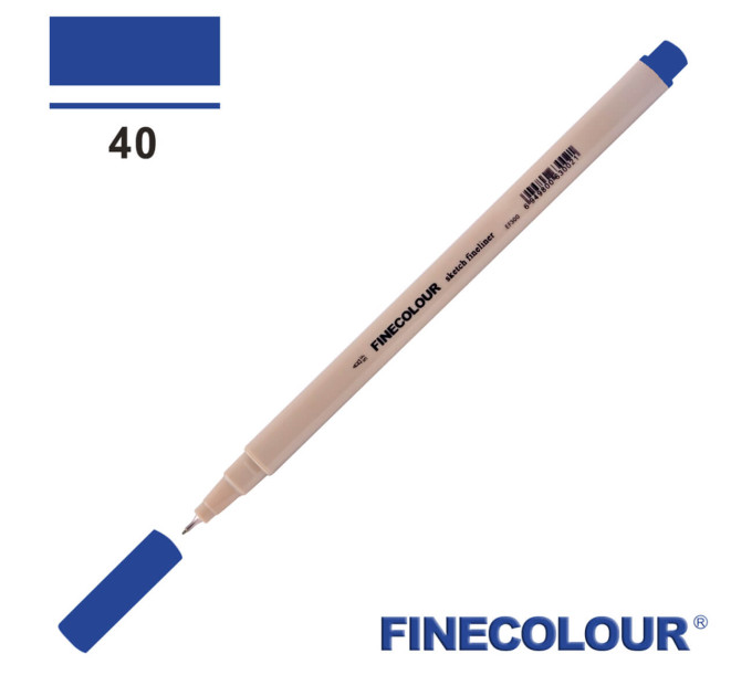 Линер Finecolour Liner на водной основе 040 ультрамарин EF300-40