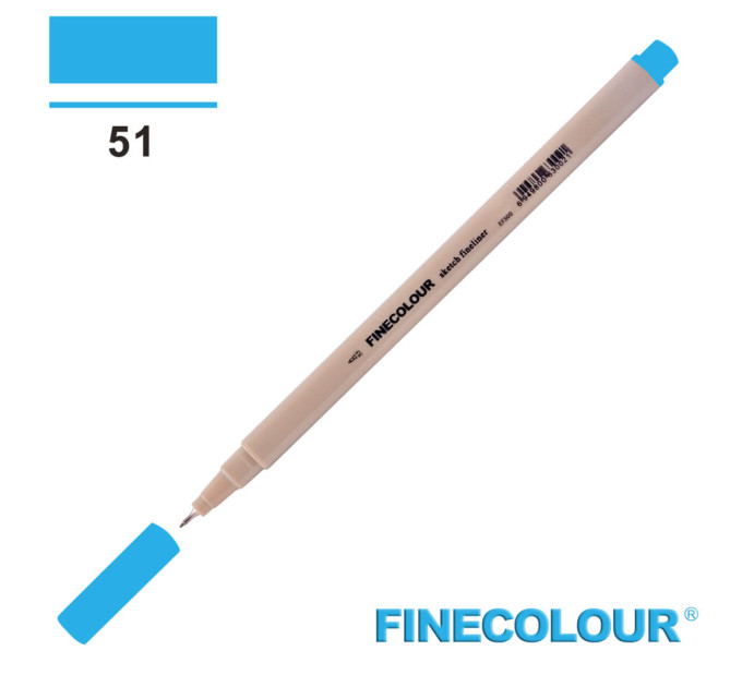 Линер Finecolour Liner на водной основе 051 голубой EF300-51
