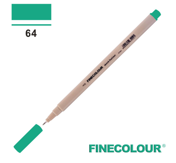 Линер Finecolour Liner на водной основе 064 изумрудно-зеленый EF300-64
