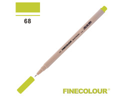 Лінер Finecolour Liner на водній основі 068 жовтувато-зелений відтінок EF300-68