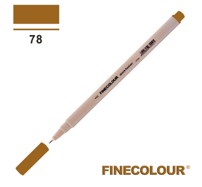 Лінер Finecolour Liner на водній основі 078 відтінок тика EF300-78