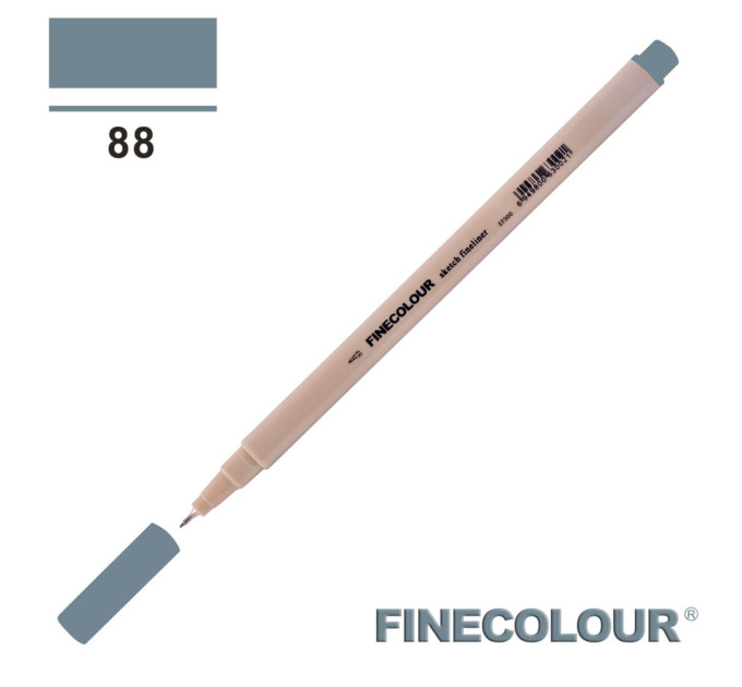 Лінер Finecolour Liner на водній основі 088 світло-сірий відтінок EF300-88