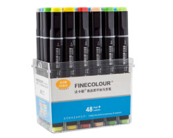 Набір маркерів Finecolour Brush 48 кольорів EF102-TB48-foto2