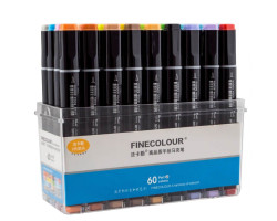 Набір маркерів Finecolour Brush 60 кольорів EF102-TB60-foto2