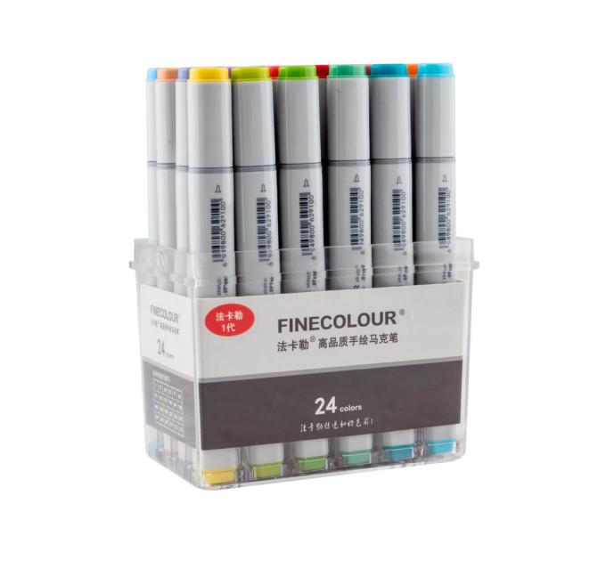 Набор маркеров Finecolour Sketchmarker 24 цвета EF100-TB24