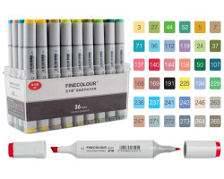 Набір маркерів Finecolour Sketchmarker 36 кольорів EF100-TB36-foto3