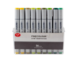 Набір маркерів Finecolour Sketchmarker 36 кольорів EF100-TB36-foto2