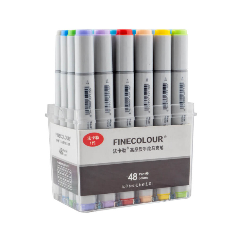 Набор маркеров Finecolour Sketchmarker 48 цветов EF100-TB48-foto3