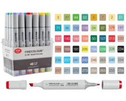 Набір маркерів Finecolour Sketchmarker 48 кольорів EF100-TB48-foto2