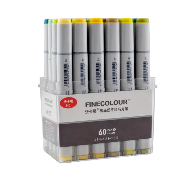Набор маркеров Finecolour Sketchmarker 60 цветов EF100-TB60