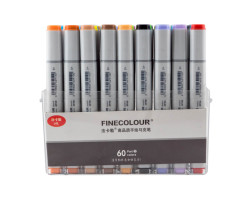 Набір маркерів Finecolour Sketchmarker 60 кольорів EF100-TB60-foto3