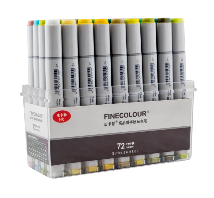 Набор маркеров Finecolour Sketchmarker 72 цвета EF100-TB72