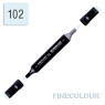 Маркер спиртовий Finecolour Brush 102 м #039;який зеленувато-синій BG102