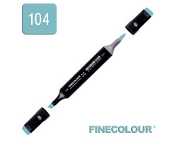 Маркер спиртовой Finecolour Brush 104 синеватый BG104