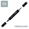 Маркер спиртовий Finecolour Brush 105 зелений пиловий BG105