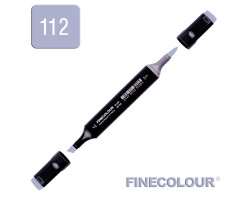 Маркер спиртовой Finecolour Brush 112 серовато-синий B112