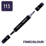 Маркер спиртовий Finecolour Brush 115 пігментований фіолетовий B115