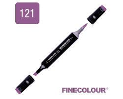 Маркер спиртовой Finecolour Brush 121 тёмный фиолетовый V121