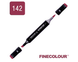 Маркер спиртовой Finecolour Brush 142 темно-бордовый R142