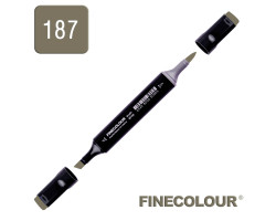 Маркер спиртовой Finecolour Brush 187 BCDS серый №8 BSDSG187