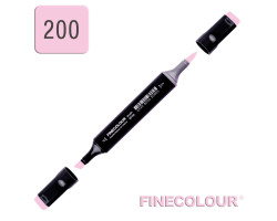 Маркер спиртовой Finecolour Brush 200 мягкий розовый RV200