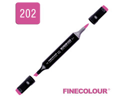 Маркер спиртовой Finecolour Brush 202 ярко-розовый RV202