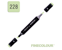 Маркер спиртовий Finecolour Brush 228 кислотний зелений YG228