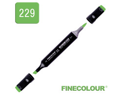 Маркер спиртовий Finecolour Brush 229 відтінок зеленого YG229
