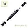 Маркер спиртовий Finecolour Brush 028 пресований лист YG28
