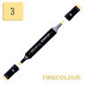 Маркер спиртовой Finecolour Brush 003 желтый Y3