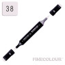 Маркер спиртовий Finecolour Brush 038 пурпурно-сірий №4 PG38