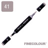 Маркер спиртовий Finecolour Brush 041 пурпурно-сірий №7 PG41