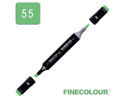 Маркер спиртовой Finecolour Brush 055 изумрудно-зеленый G55