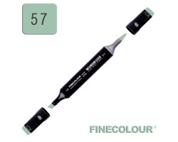 Маркер спиртовой Finecolour Brush 057 серебристый зеленый G57